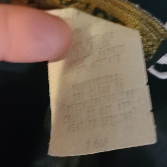 Stunning Vintage L.A. Glo Velvet Beaded Lace Off the shoulder Dress - Picture 9 of 10